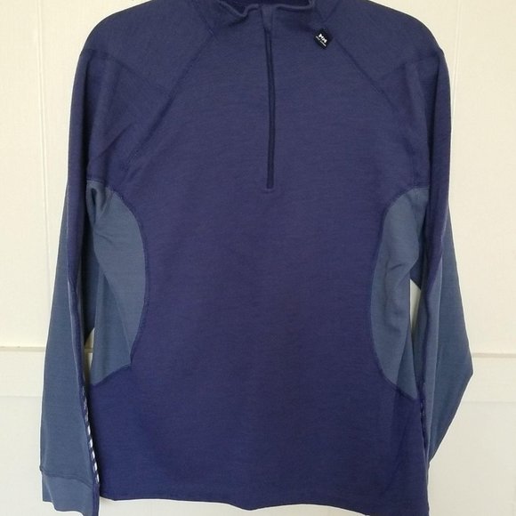 HELLY HANSEN Mens L/S Wool Blend Zip Base Layer XL - Picture 7 of 8